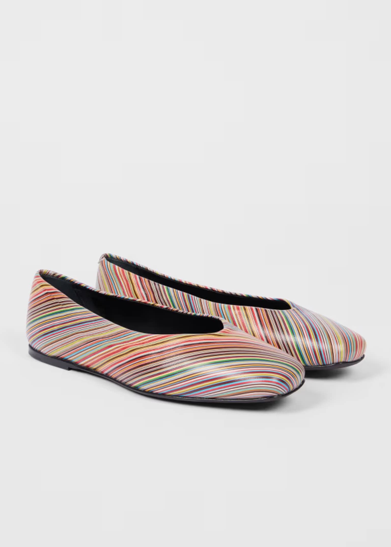 フラットシューズ PAUL SMITH Woman Flat shoes Yellow W1STBS04PNUB 10 Paul Smith Shoes Women's Albers Swirl Leather Pumps - Black
